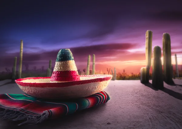 Mexicaanse hoed "sombrero" — Stockfoto