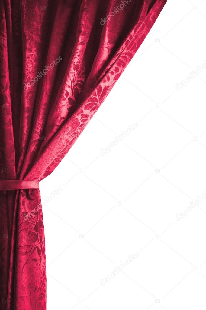 theater curtain on  background