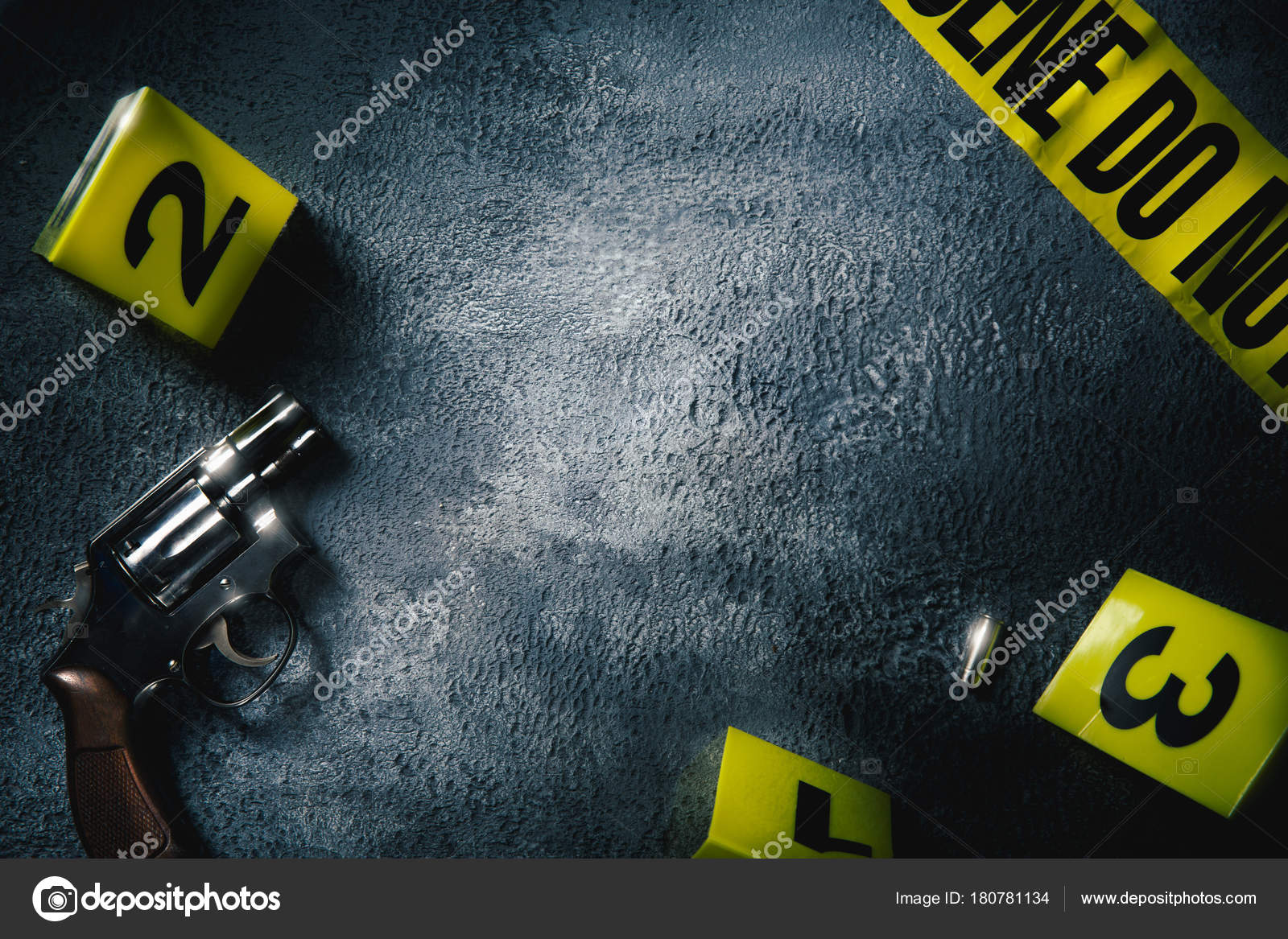 Crime scene with dramatic lighting — Stock Photo © fergregory #180781134