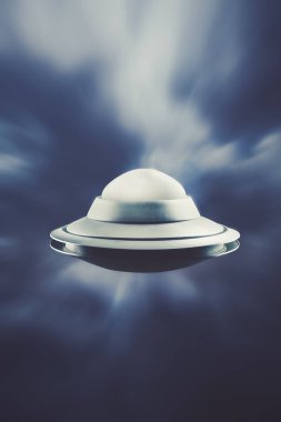 Gökyüzünde ışık hızıyla uçan Ufo
