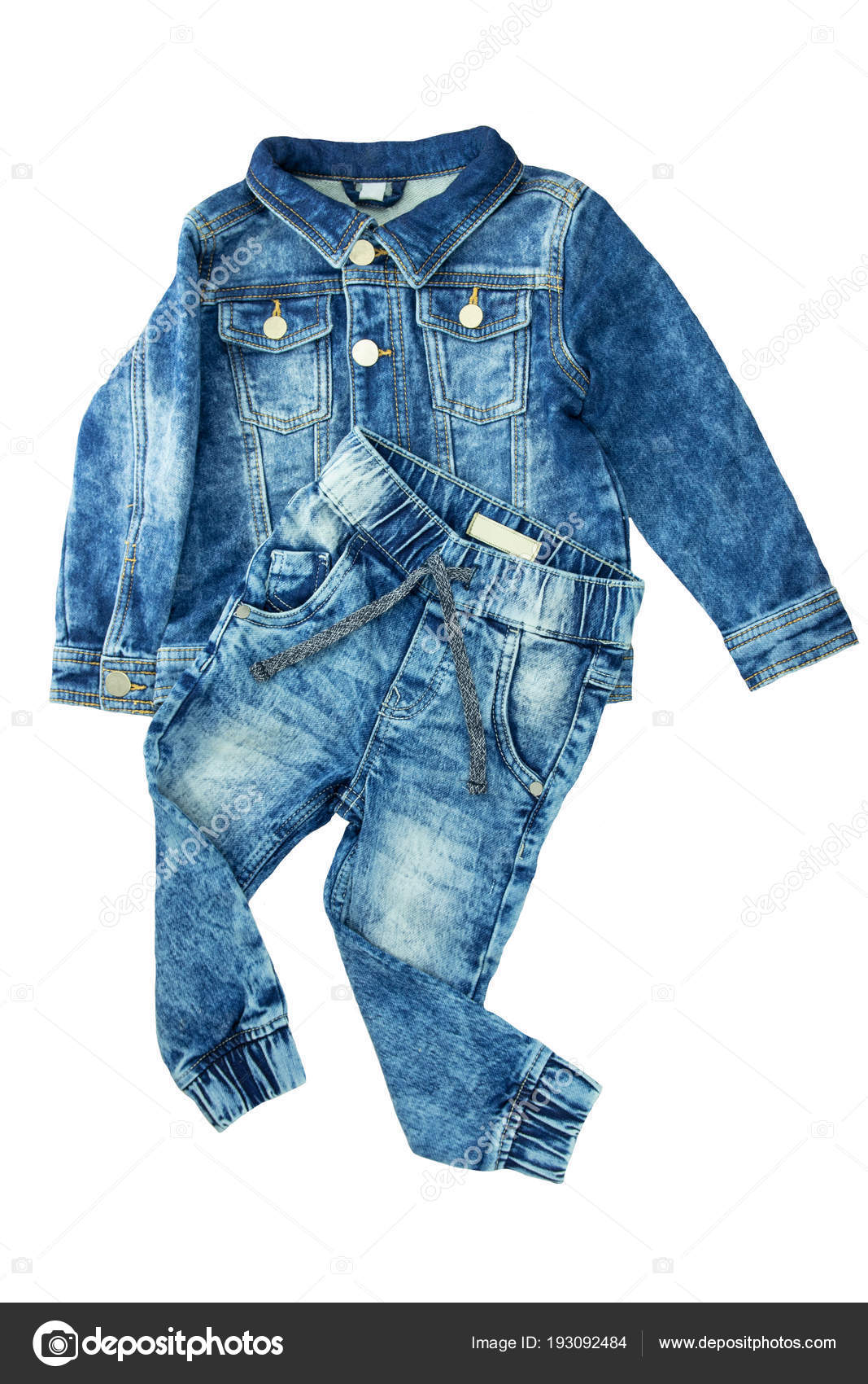 denim jacket and denim pants