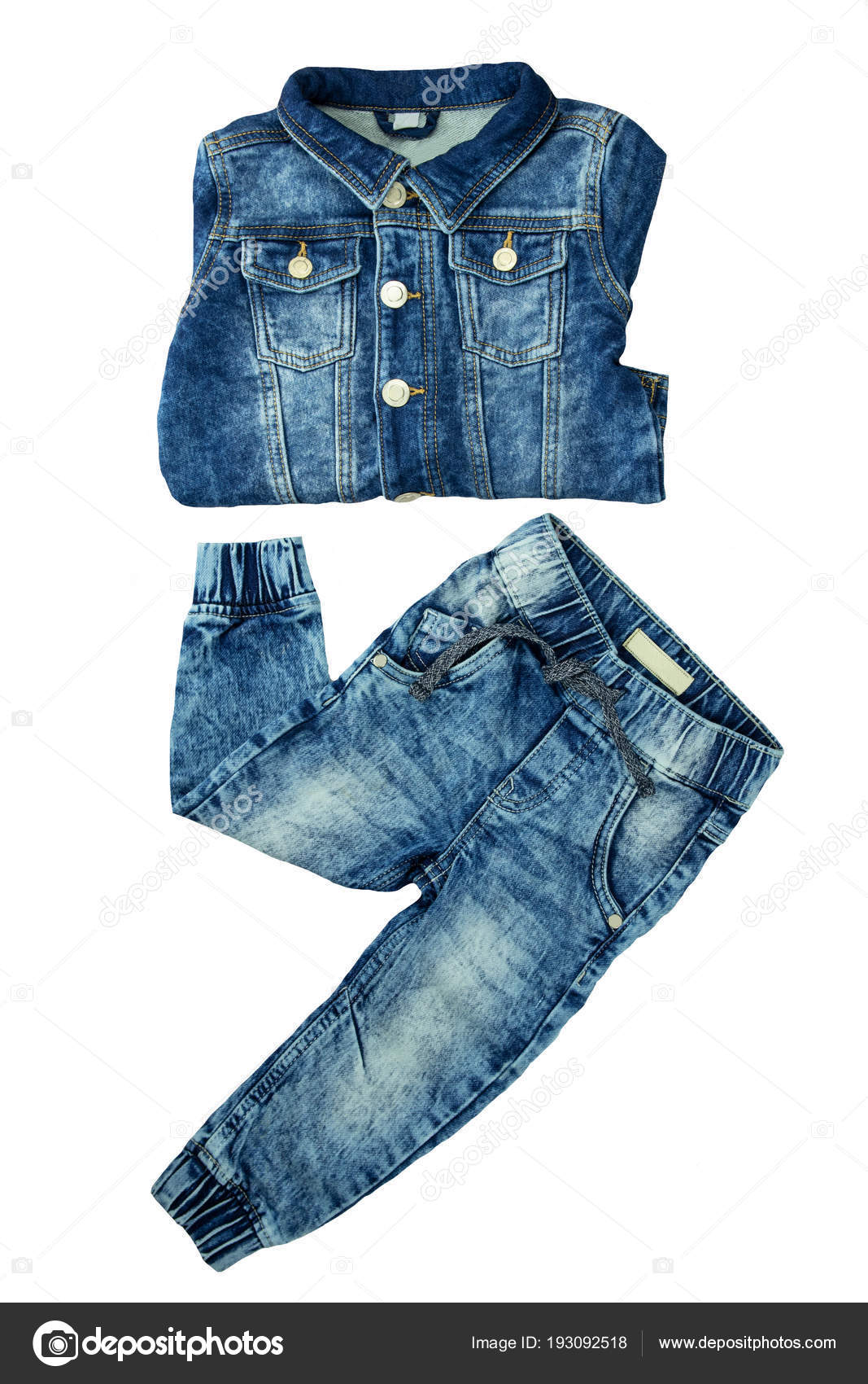jean jacket and jean pants