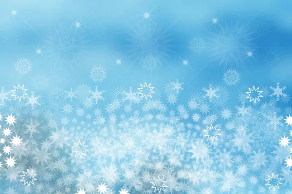 Modelo de cartão de Natal. Abstrato festivo luz natural azul whi — Fotografia de Stock