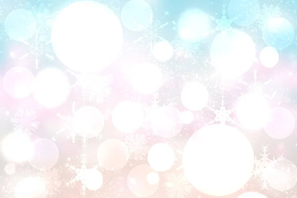 Abstract blurred festive delicate winter christmas or Happy New — Stock Photo, Image