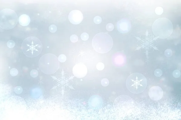 Modelo de cartão de Natal. Abstrato festivo luz natural azul whi — Fotografia de Stock