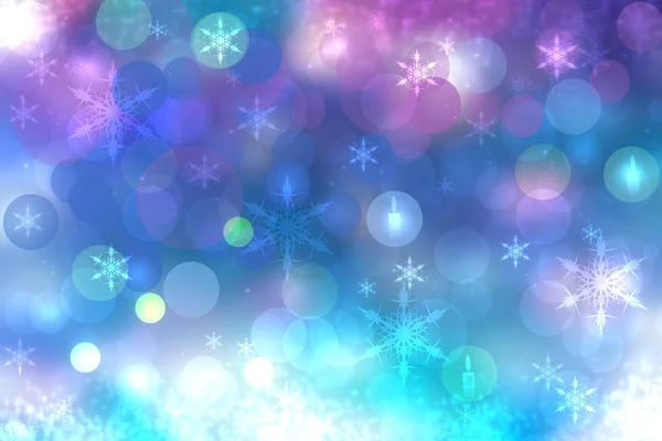 Abstract blurred festive delicate winter christmas or Happy New — Stock Photo, Image