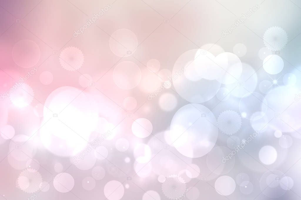 Abstract blurred vivid spring summer light delicate pastel pink 