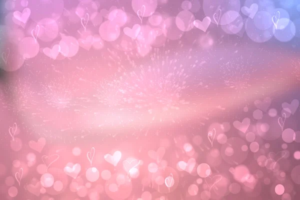 Valentinstag oder Hochzeitstag Kartenvorlage. abstrakte zarte Liebe — Stockfoto