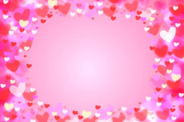 Sevgililer Günü ya da düğün kartı şablonu. Soyut narin aşk 