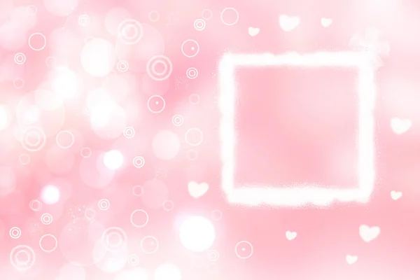 Abstract festive blur bright pink pastel background with a frame — Stok fotoğraf