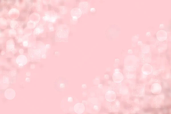 要旨鮮やかな春の鮮やかな夏の光繊細なパステルピンクのボケの背景のテクスチャを明るい柔らかい色の円でぼやけている テキストのスペース 美しい背景イラスト — ストック写真