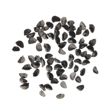 Bunching beyaz arka plan üzerinde izole soğan (Allium fistulosum) tohumları