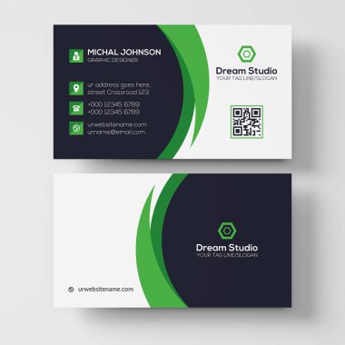 İş Kart Vektör Şablonu 