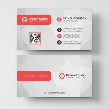 İş Kart Vektör Şablonu 