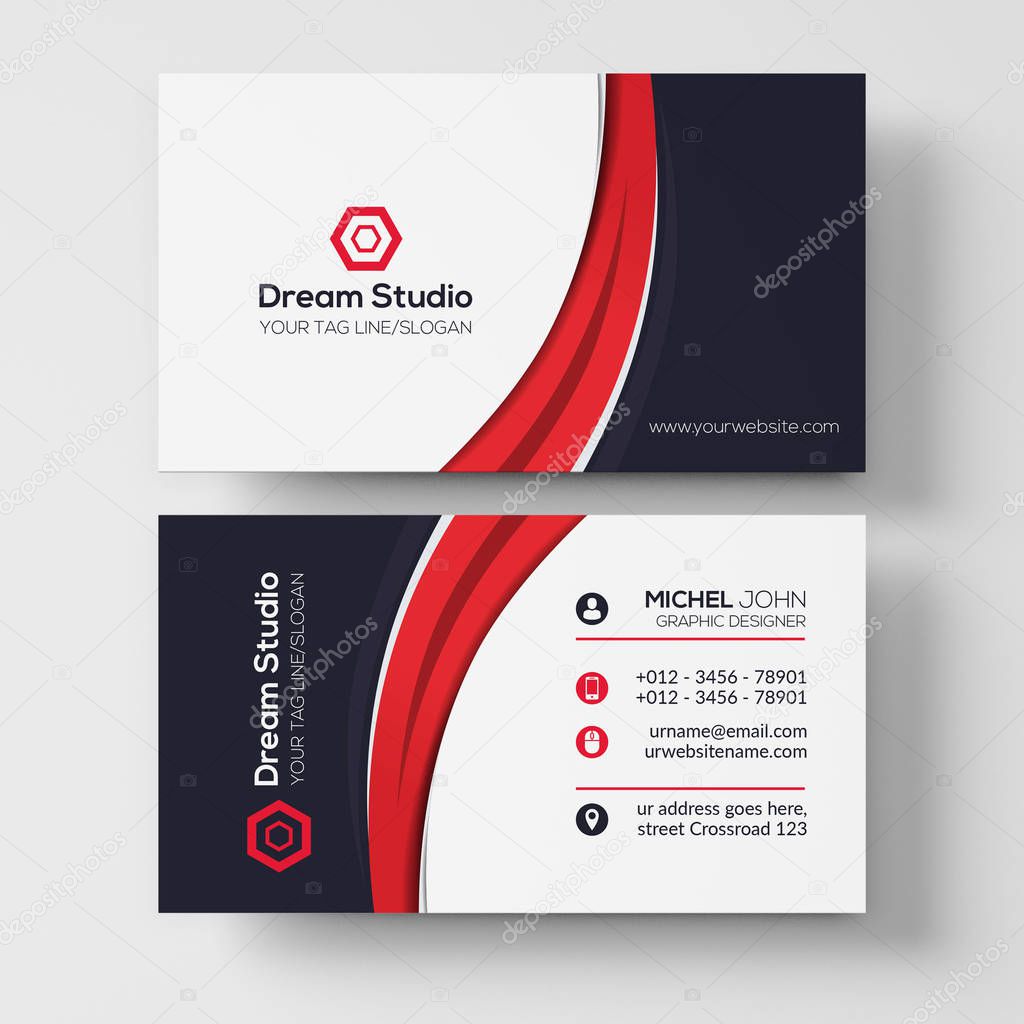 Business Card Vector Template