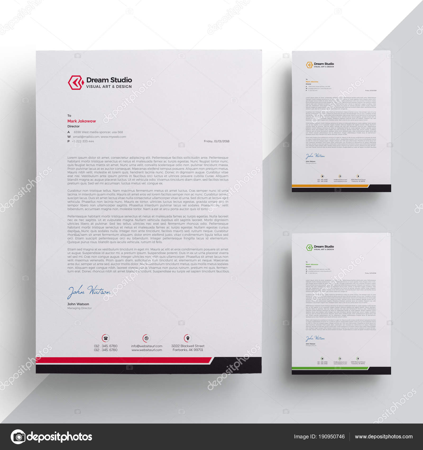 company letterhead template