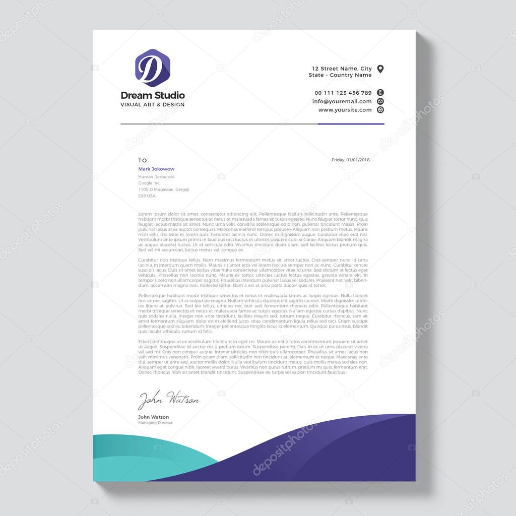 Professional Company Letterhead