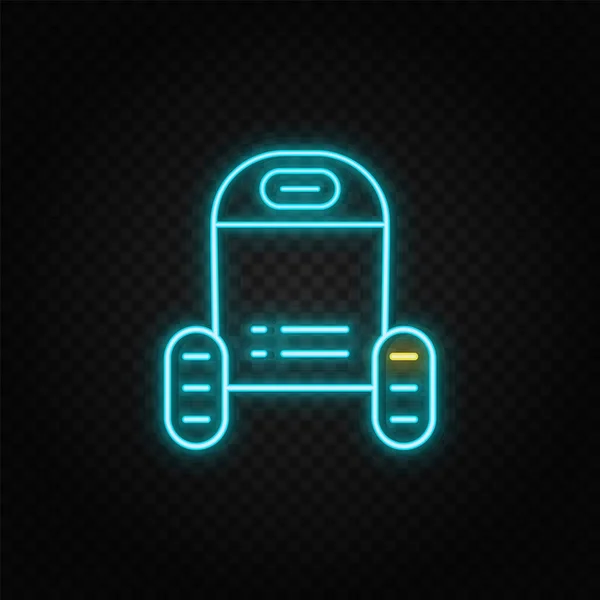 Robot Estilo Papel Coche Icono Fondo Vector Color Gris Icono — Archivo Imágenes Vectoriales