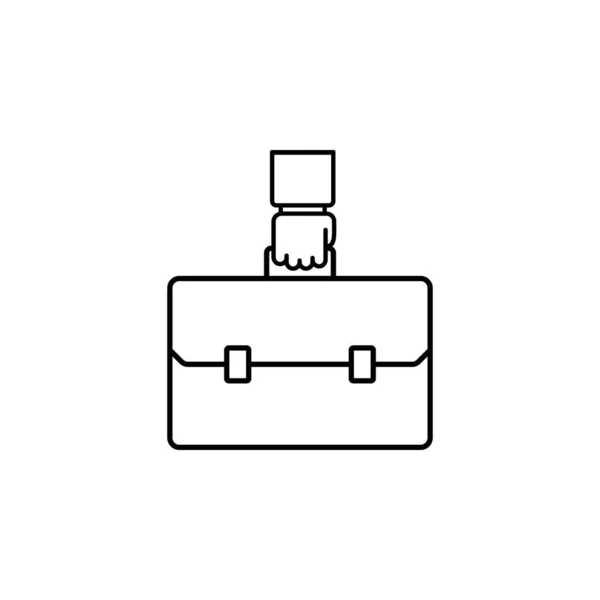 Aktentasche Portfolio Symbol Vektor Symbol Für Manager — Stockvektor