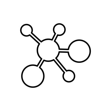Veritabanı, sunucu, bağlantı simgesi - Vektör. Beyaz arkaplanda veritabanı vektör simgesi