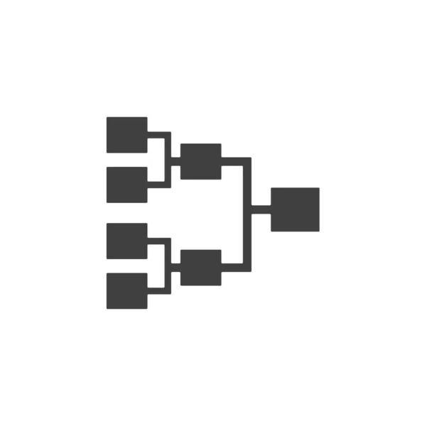 Database Server Diagram Vectoricoon Element Van Gegevens Voor Mobiele Concept — Stockvector