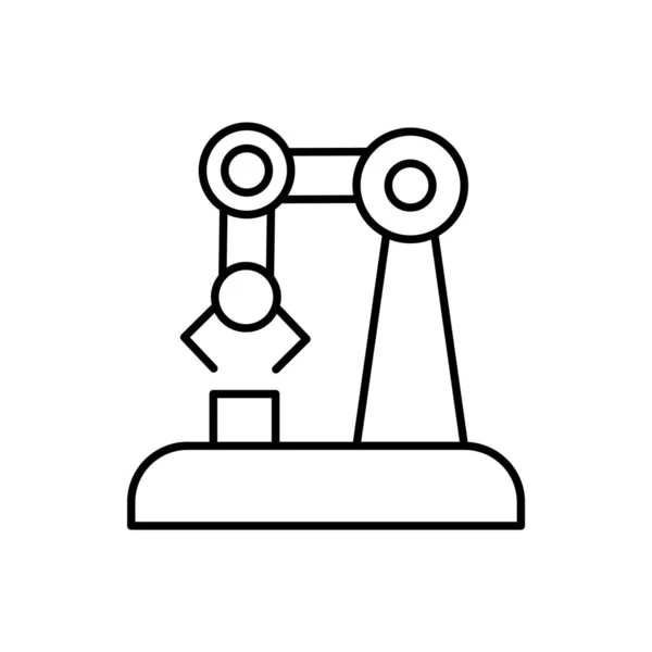 Рука Робот Значок Руки Вектор Штучний Інтелект Білому Тлі — стоковий вектор