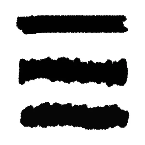 Векторный Черный Фон Текстовой Краски Чернильной Кисти Кисти Линии Текстуры — стоковый вектор