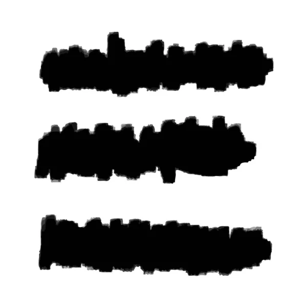 Διάνυσμα Μαύρο Φόντο Για Χρώμα Κειμένου Πινέλο Μελάνι Εγκεφαλικό Επεισόδιο — Διανυσματικό Αρχείο