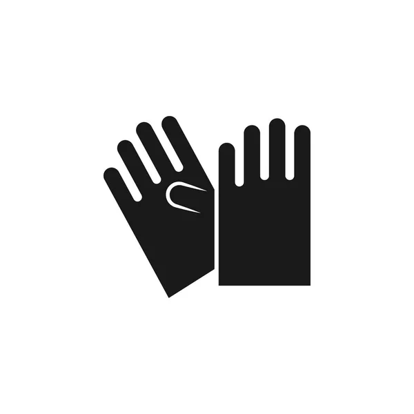 Ikone Latexhandschuhe Handschuhe Vektor Symbol Handschuh Symbol Vektor Illustration — Stockvektor