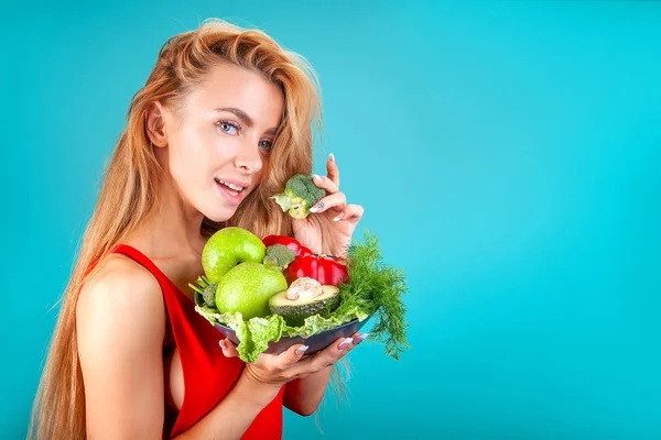 female athlete posing in studio