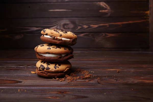 Biscoitos Assar Sobremesa Doce — Fotografia de Stock