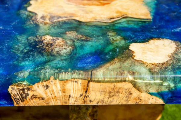 epoxy resin handmade wooden table