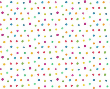 Çok renkli suluboya daireler. Dikişsiz desen vektör