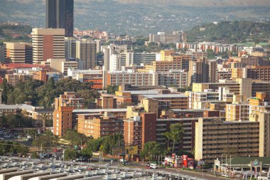 Pretoria, Güney Afrika-15 Şubat 2018: Pretoria cityscape. Merkez Pretoria görünümünü.