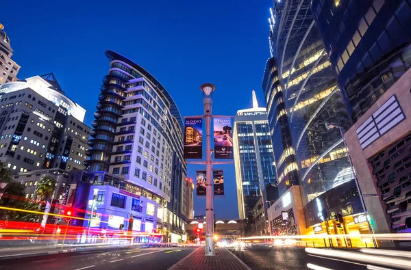 Johannesburg Sydafrika Mars 2018 Lång Exponering Upptagen Stad Gata Med — Stockfoto