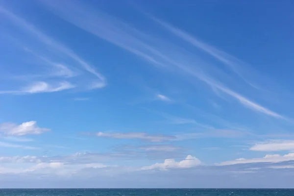 Nubes Cirros Cielo Lejos Del Mar Durban Sudáfrica — Foto de Stock