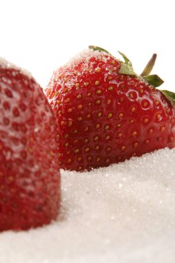 Strawberry in sugar