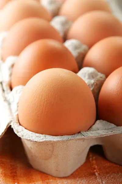 Brązowy jaja kurzego — Zdjęcie stockowe