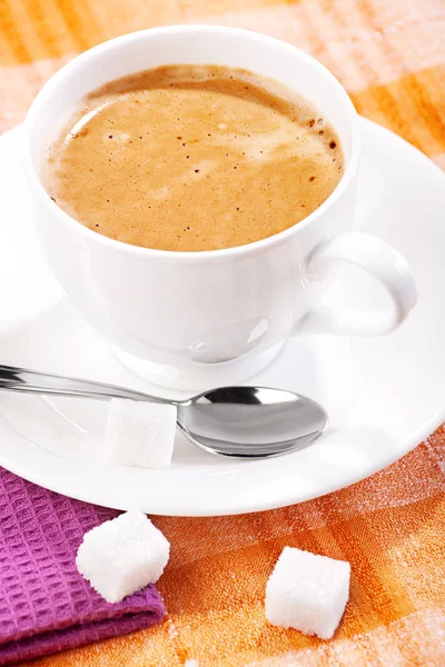 Kaffee mit Quark — Stockfoto