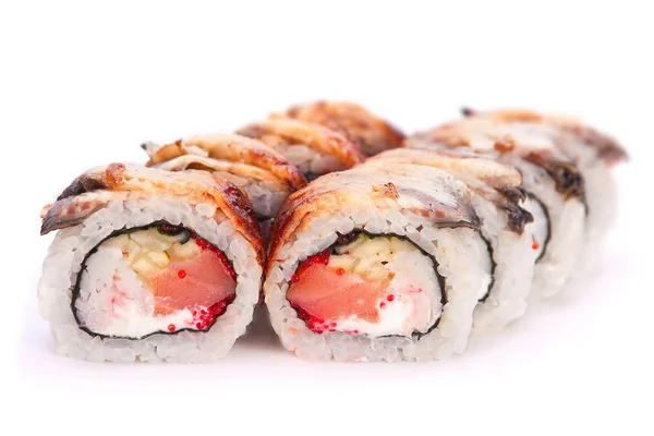 Roll mit Meeresfrüchten — Stockfoto