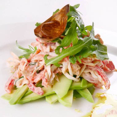 Deniz ürünleri salatası 