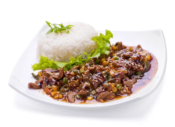 Kızarmış Karaciğer sebze ile