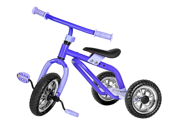 Kids blue tricycle — Stock Photo, Image