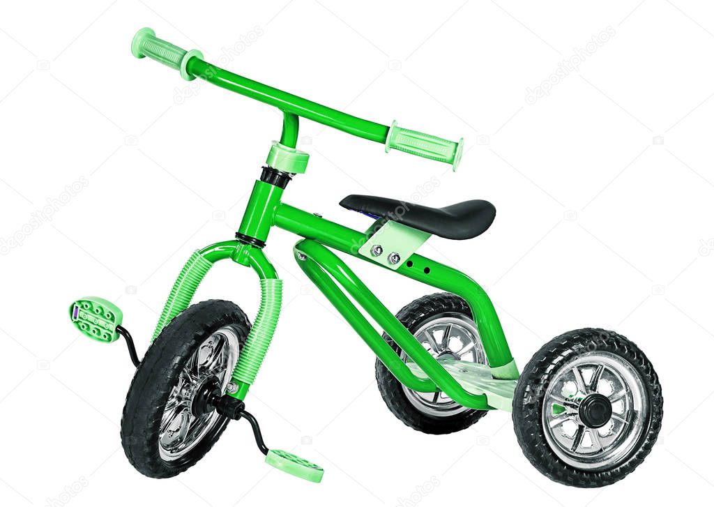 Kids green tricycle