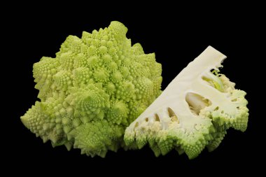 Romanesco lahana siyah
