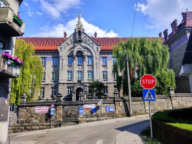 Przemysl kasabasının merkezi, Doğu Polonya 'nın popüler turizm merkezi..