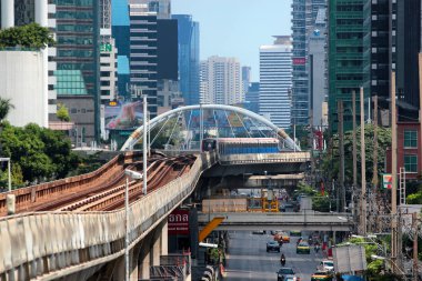 Tayland 'ın başkenti Bangkok' ta yüksek hızlı ulaşım sistemi