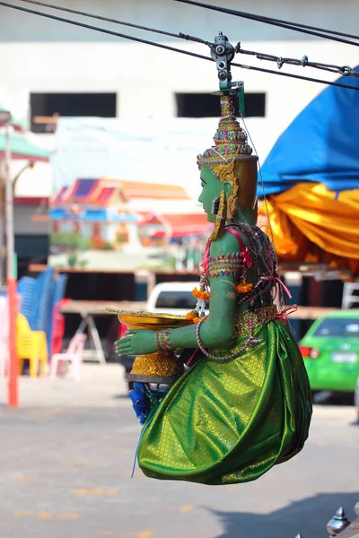Храм Ват Кхун Чан в районе Тонбури Бангкока . — стоковое фото