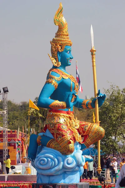 Thao Chatulokkaban, of de vier hemelse koningsbeelden in Bangkok, Thailand — Stockfoto