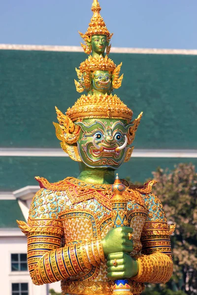 Réplica del Yaksha Demon Guardian en Bangkok, Tailandia —  Fotos de Stock